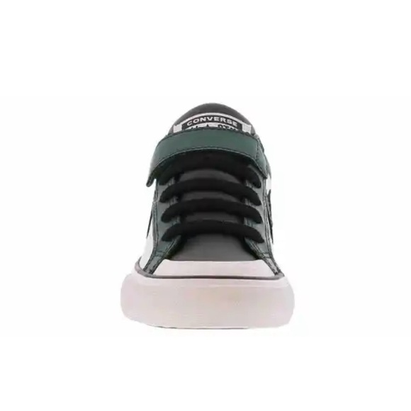 CONVERSE PRO BLAZE EASY-ON YOUTH BOYS' Black and Green Low-Top Sneakers - Picture 6 of 12